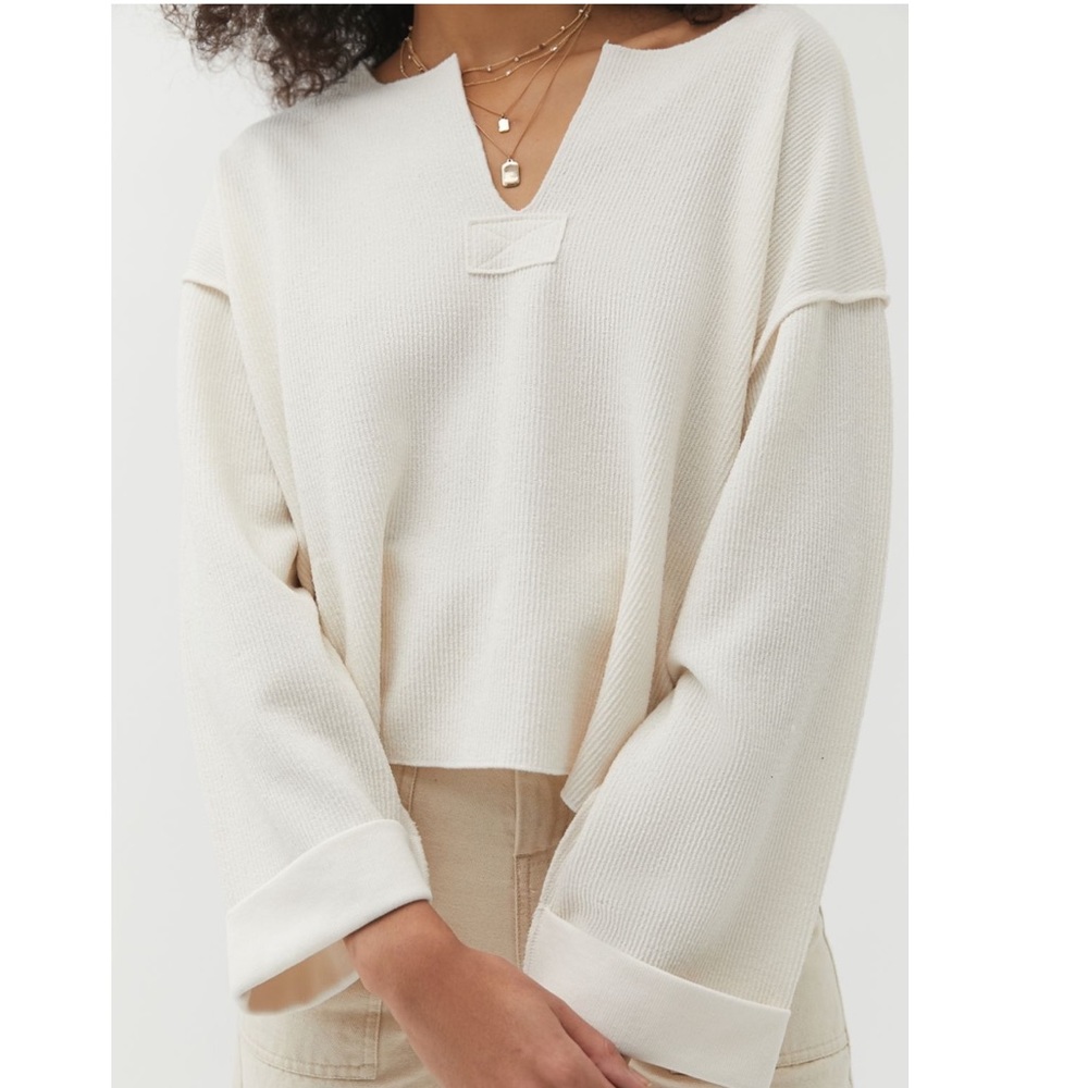Urban Outfitters | jax inside out notch neck top